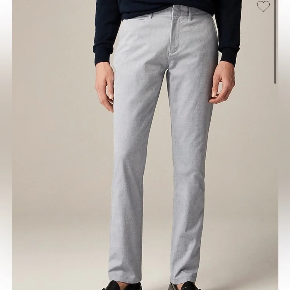 J crew 484 Slim-fit tech oxford pant sky blue
